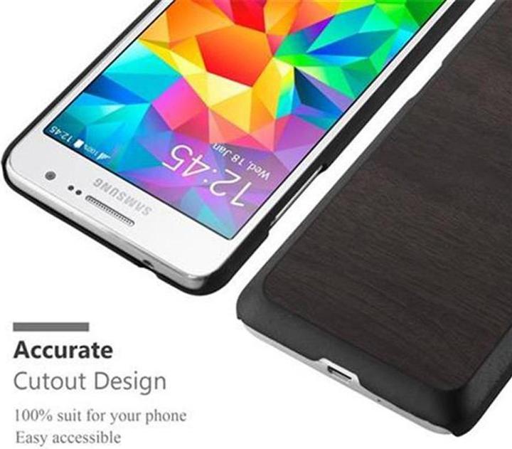 Produktbild Cadorabo TPU Wooden Cover (Samsung Galaxy Grand Prime)