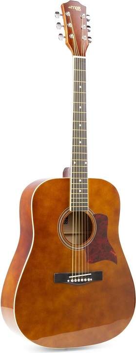Immagine prodotto Max Chitarra Acustica SoloJam Set Naturale Scuro (Set di chitarre acustiche, Palissandro, Tiglio)