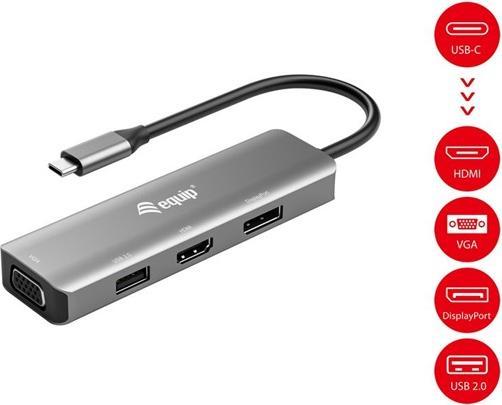 Productafbeelding equip 133485 (USB-C, 4 ports)