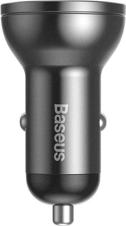 Produktbild Baseus Digital Display Dual USB 4.8A Car Charger 24W Grey