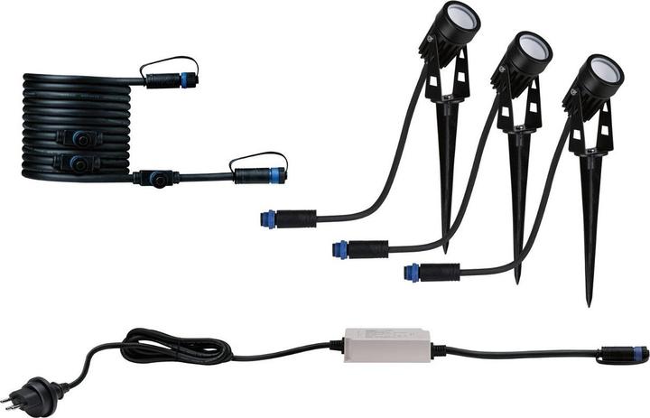 Actual product image Paulmann Plug & Shine Spot Starterset (300 lm, IP65)