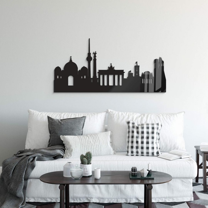 Produktbild Trenddeko Skyline Berlin (50 x 24 cm)