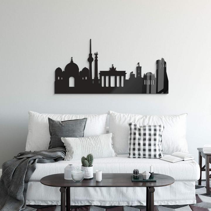 Produktbild Trenddeko Skyline Berlin (70 x 34 cm)