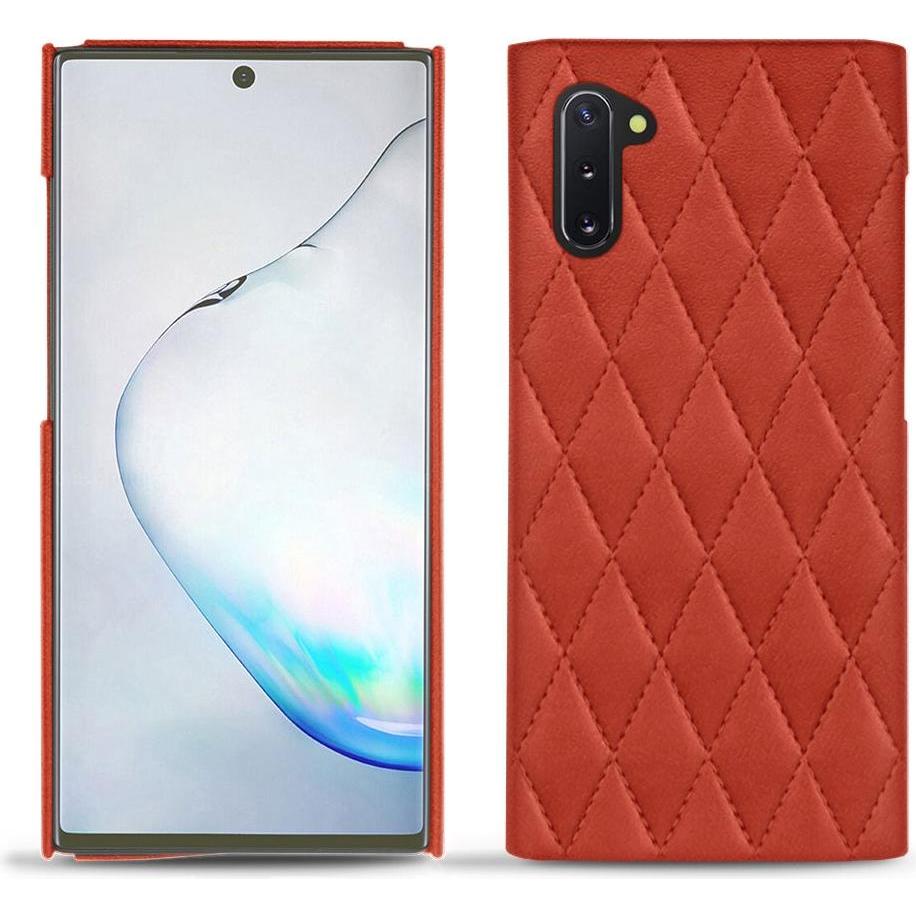 Noreve Lederschutzhülle (Samsung Galaxy Note 10), Smartphone Hülle, Orange