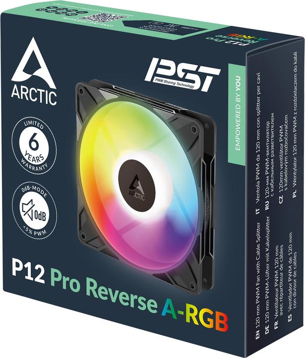 Produktbild Arctic Case ACC P12 Pro Reverse A-RGB PWM 3 pcs (120 mm, 3 x)