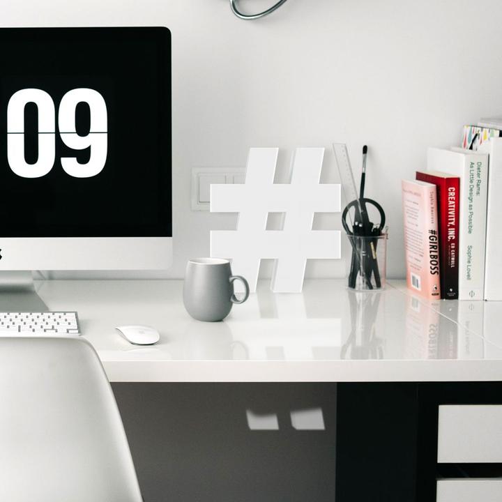 Produktbild Trenddeko 3D-Zeichen Hashtag