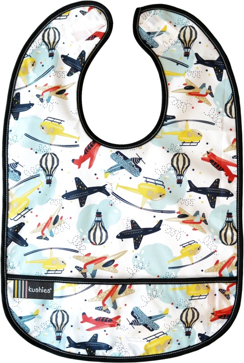 Immagine prodotto Kushies senza maniche CleanBib, aerei (12 mesi)