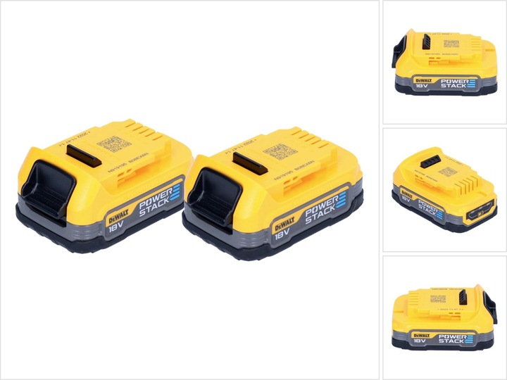 Productafbeelding DeWalt Powerstack Batterijset (18 V)
