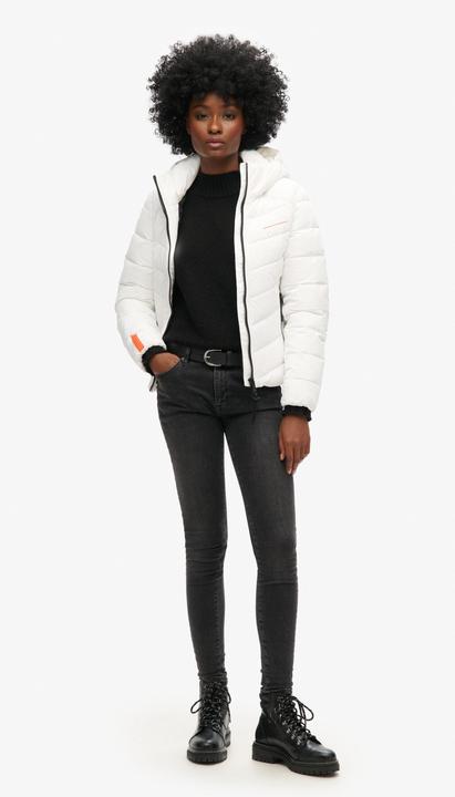 Actual product image Superdry Hooded Microfibre Padded Jacket (S)