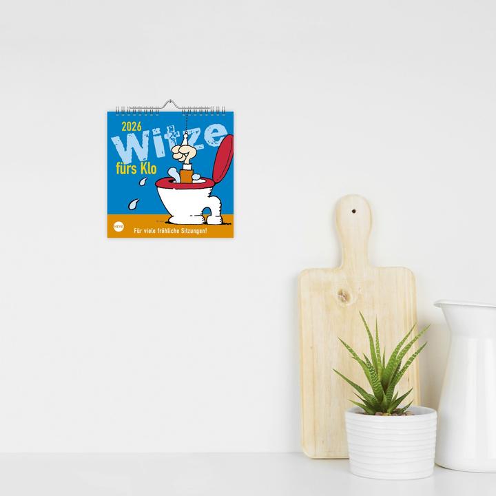Actual product image Witze fürs Klo Kalender 2026 (Hardcover, German)