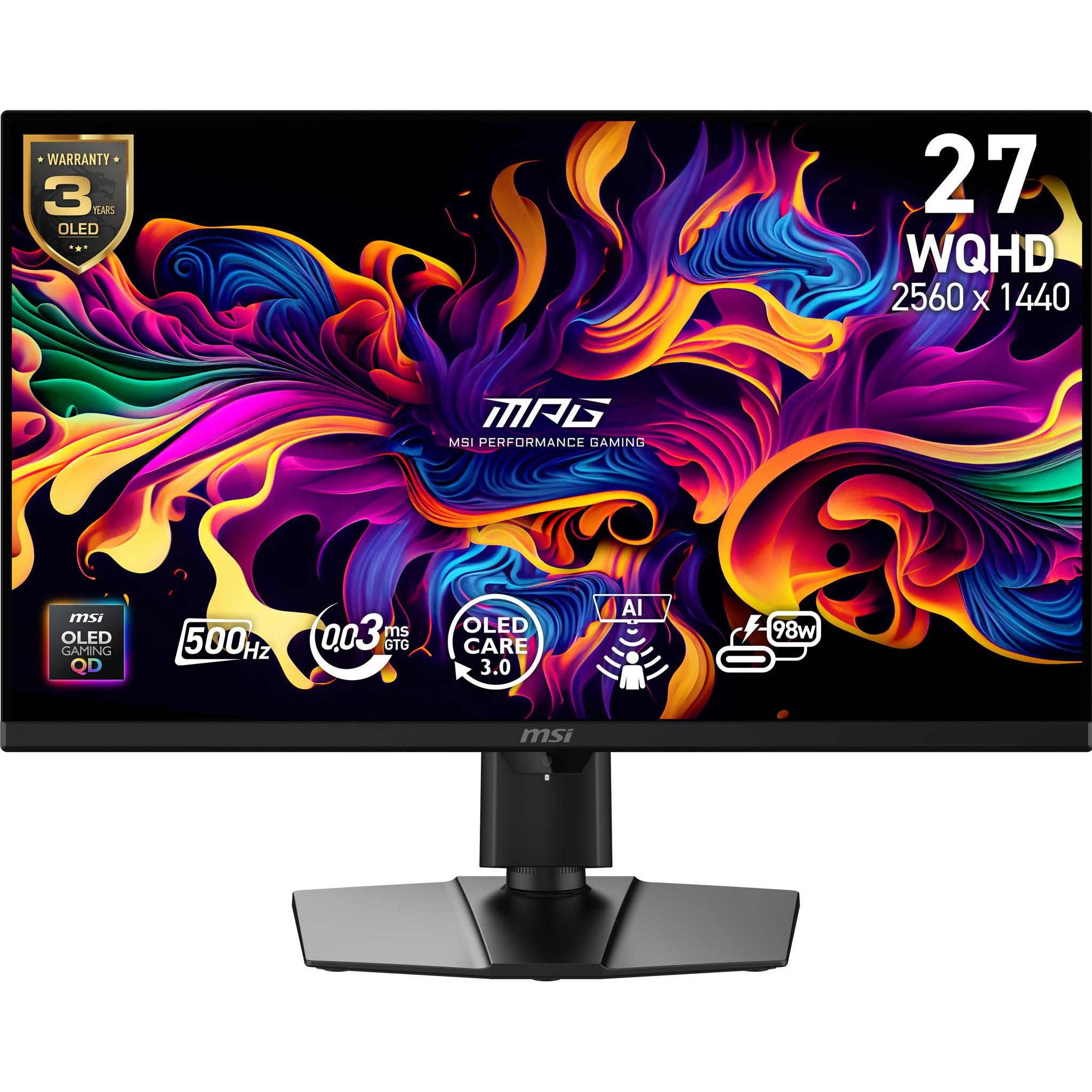 Msi Nero Mpg 271Qr Qd-Oled X50 (2560 X 1440 Pixel, 26.50"), Monitor,
