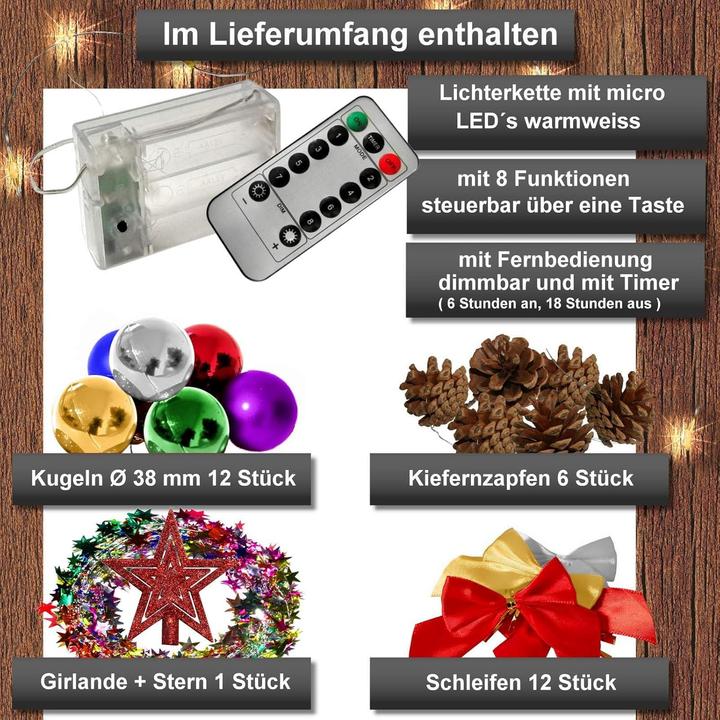 Produktbild Baunsal Kunst-Weihnachtsbaum (90 cm)