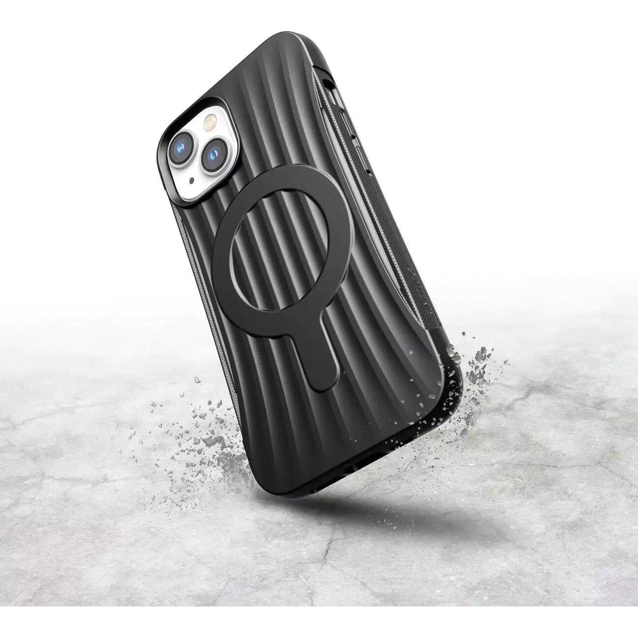 Thumbnail - X-Doria Raptic Clutch Case für iPhone 14 mit schwarzem MagSafe Cover (Apple iPhone 14), Smartphone Hülle, Schwarz