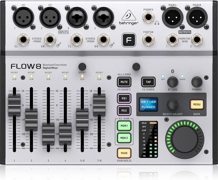 Actual product image Behringer FLOW 8 Digital Mixer (Studio- and Livemixer)