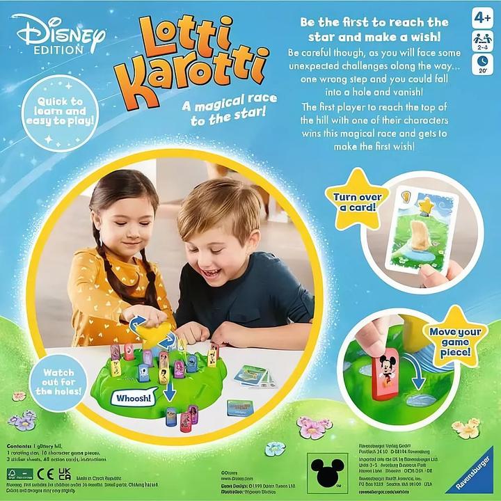 Image du produit Ravensburger Funny Bunny Disney Edition (Allemand, Espagnol, Français, Italien, 2 - 4 Joueur)