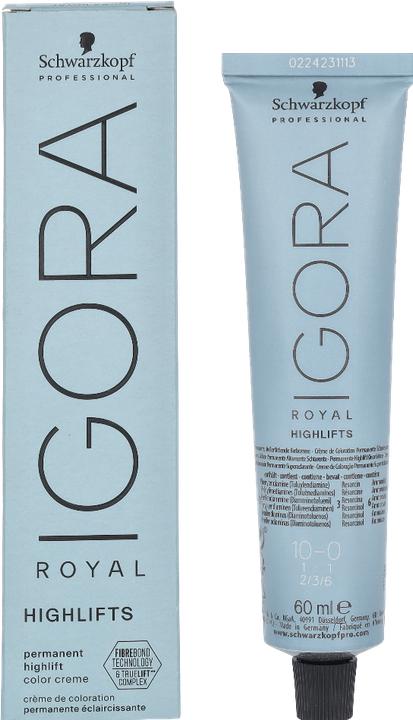 Immagine prodotto Schwarzkopf IGORA ROYAL 10-0 60 ml (10-0 Highlifts Ultrablond)