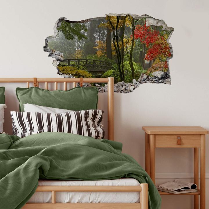 Actual product image Trenddeko 3D Japanese garden (120 x 73 cm)