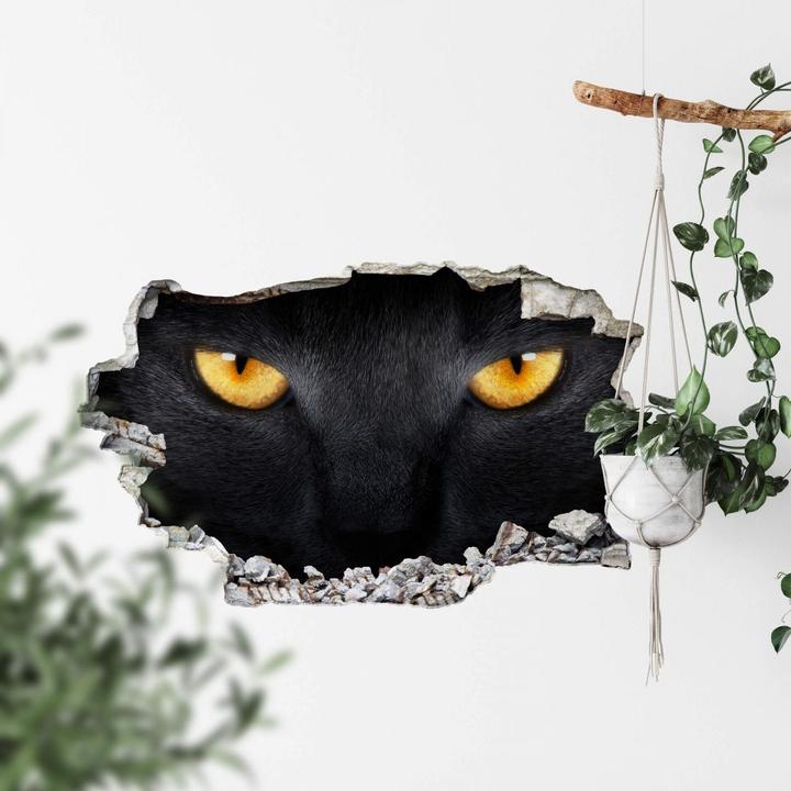 Image du produit Trenddeko Yeux de chat en 3D (36 x 60 cm)