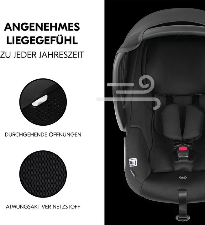 Actual product image Hauck Babyschale Drive N Care i-Size ab Geburt (Baby car seat, ECE R129/i-Size Standard)