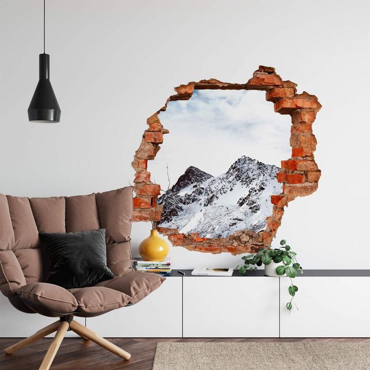 Actual product image Trenddeko 3D Snow Mountain (60 x 57.00 cm)