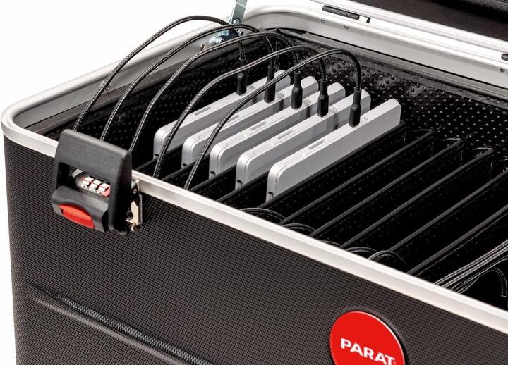 Productafbeelding Parat PARAPROJECT Etui TC16 TwinCharge USB-A/USB-C voor 16 tablets 12.9inch iOS/And/Win CO/PD/QC inc U
