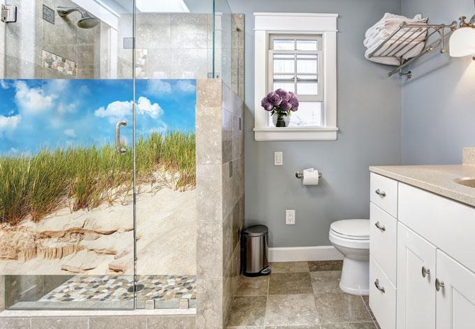 Actual product image Trenddeko Baltic Sea dune landscape (40 x 40 cm)