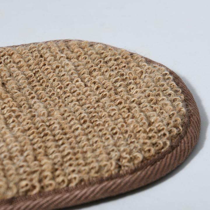 Immagine prodotto MSV Spugna da bagno in iuta 23,5 x 16 cm, marrone