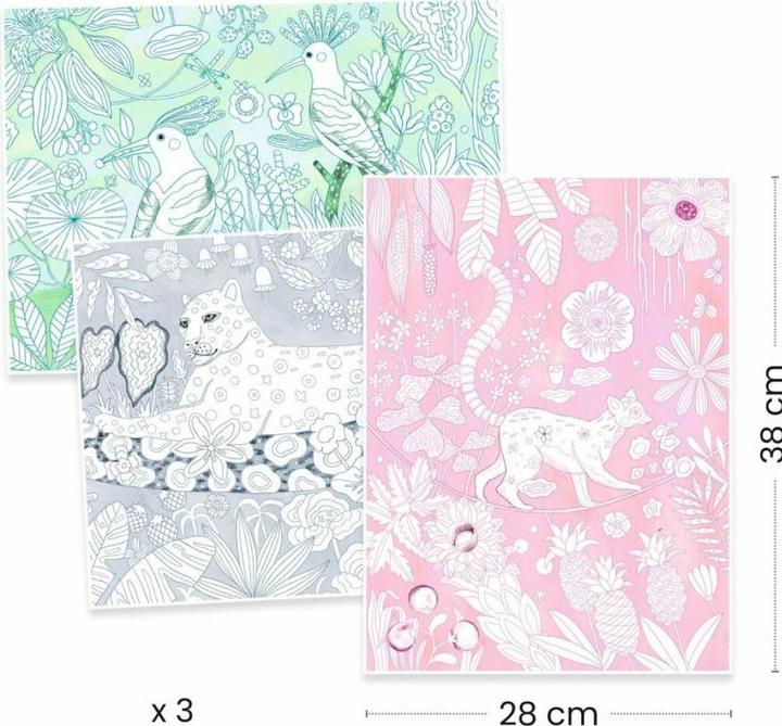 Produktbild Djeco Colouring Gallery Wildness