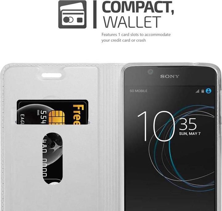 Actual product image Cadorabo Book Classy Style Cover (Sony Xperia L1)