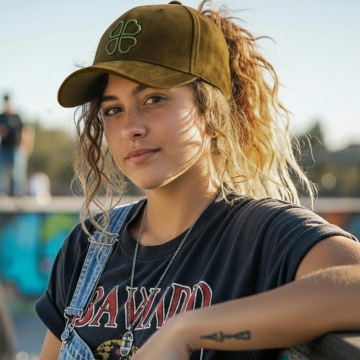 Produktbild Avizar Basecap Wildleder mit Herz-Stickerei