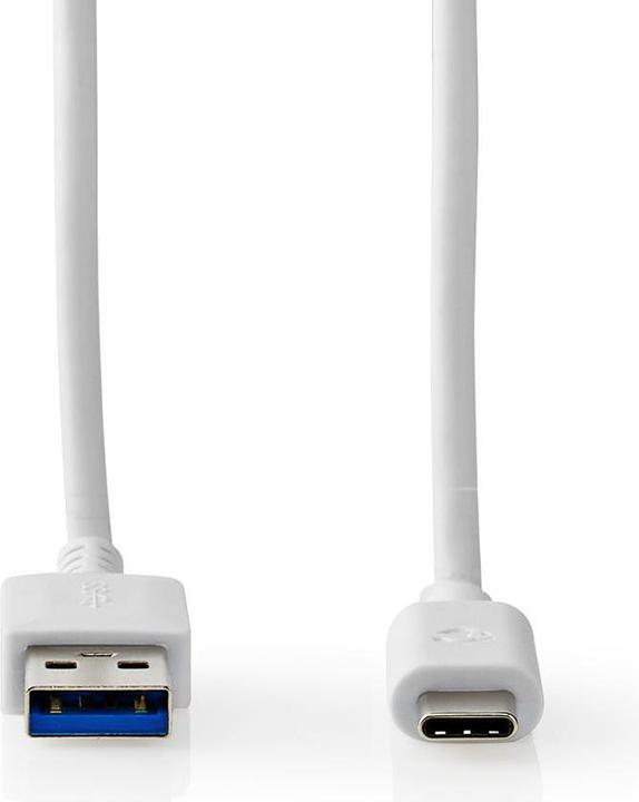 Produktbild Nedis USB-Kabel USB 3.2 Gen 1 USB-A Stecker USB-Typ-C ™ Stecker 5 Gbps 60 W Vernickelt Unisex (2 m, USB 3.2 Gen 1, 60 W)