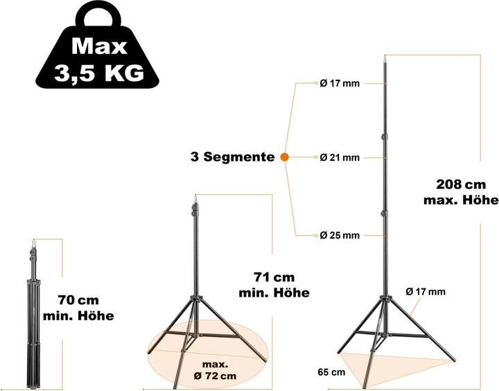 Produktbild Walimex pro Pro Aufnahmetisch Set Pro Daylight (100 cm, 80 cm)