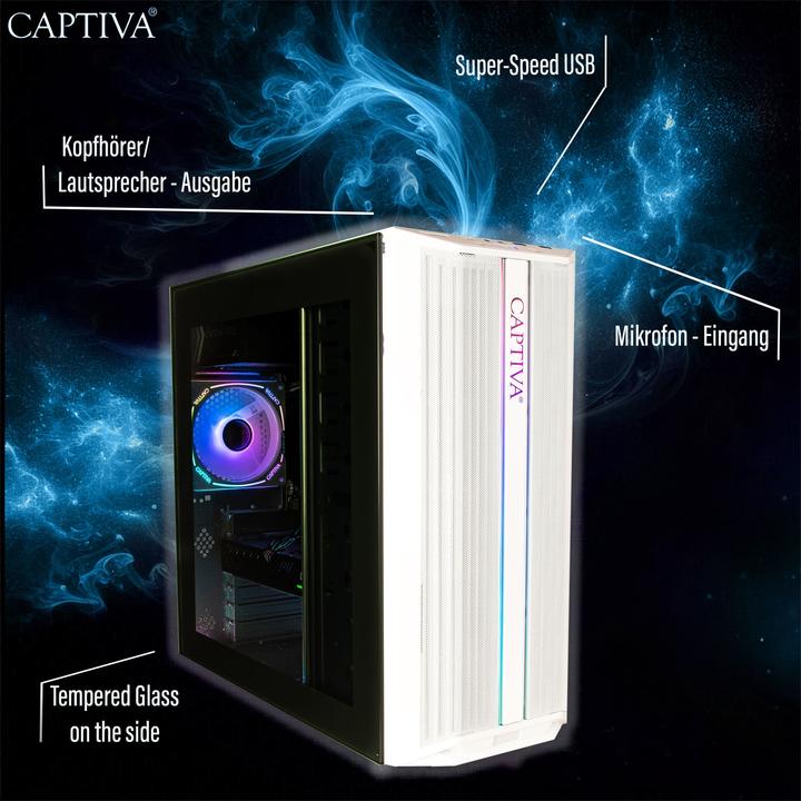 Produktbild Captiva PC Entry Gaming R99-933 (Ryzen 5 5500/RTX5050 8GB GDDR6/SSD 1TB/32GB/WLAN/w/o OS) (1000 GB, 32 GB, GeForce RTX 5050)