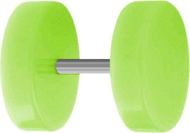 Image du produit Star Piercing Faux plug vert (Matières plastiques, sans laiton)