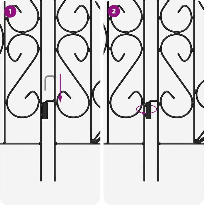 Produktbild vidaXL Gartenumzäunung