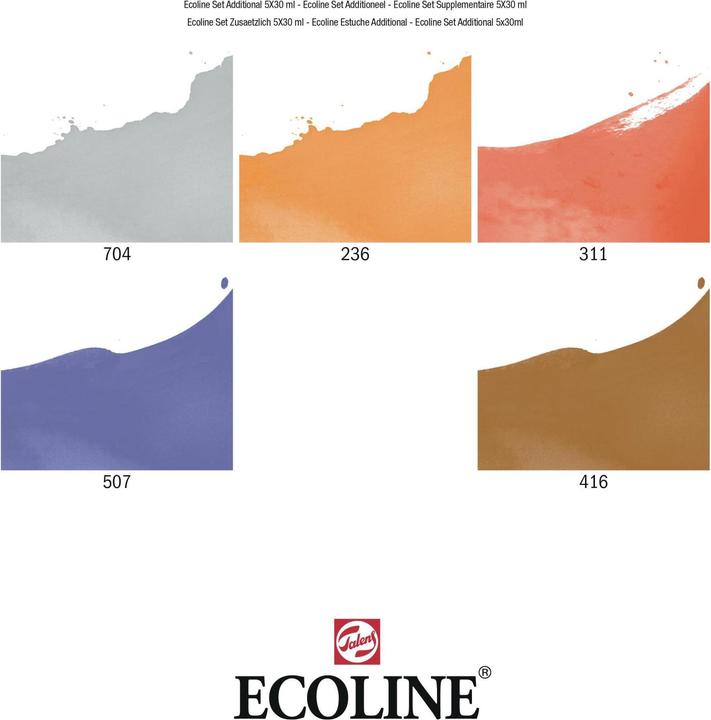 Immagine prodotto Talens AGGIUNTIVO - Set Ecoline (150 ml)