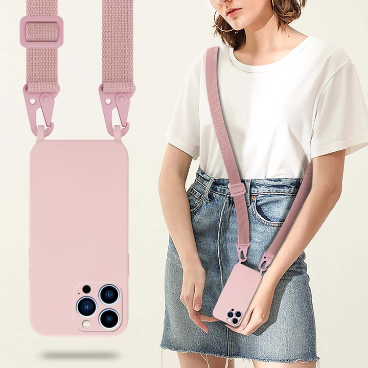 Produktbild Cadorabo TPU Cover Handy Kette Liquid (Apple iPhone 13 Pro)