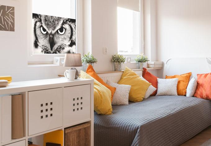 Produktbild Trenddeko Stolze Eule (90 x 140 cm)
