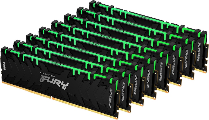 Actual product image Kingston FURY Renegade RGB (8 x 32GB, 3200 MHz, DDR4-RAM, DIMM)