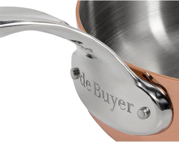 Image du produit de Buyer prima matera (24.50 cm, Poêle à frire, Cuivre, Acier inoxydable)