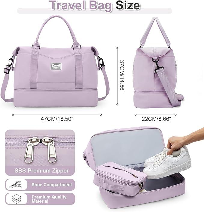 Produktbild Only-Bags.Store 3pcs Reisen mit einem grossen Carry-on Tasche, eine Sport-Tasche, und eine wasserdichte Gepäck