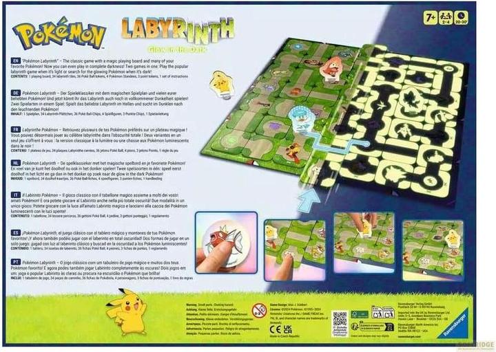 Produktbild Ravensburger Pokémon Labyrinth Glow in the Dark (Multilingual)