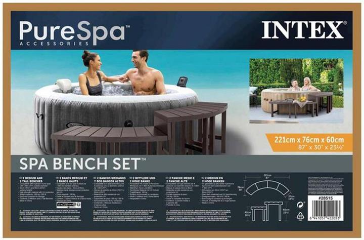 Actual product image Intex SPA BENCH SET large