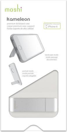 Produktbild Moshi Kameleon - designer case with aluminum kickstand - fits iPhone 6/6s - Ivory White (Apple iPhone 6)