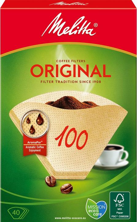 Image du produit Melitta Filtre à café 100 40pack 9st DF