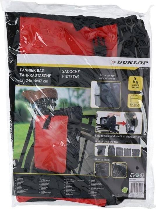 Produktbild Dunlop Wasserdichte Fahrradtasche (Gepäckträgertasche)