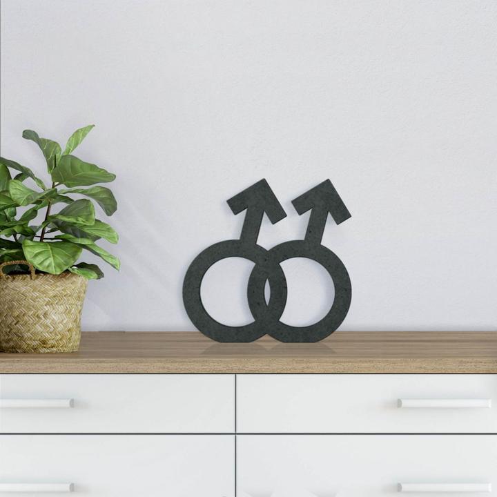 Immagine prodotto Trenddeko Simbolo di genere Uomini omo