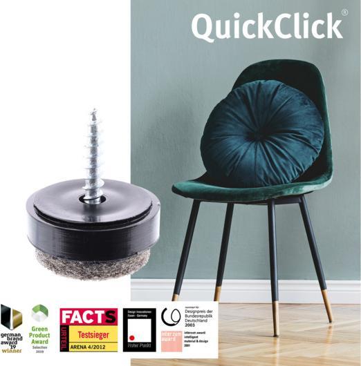 Produktbild QuickClick (Filzgleiter, 4 Stk.)