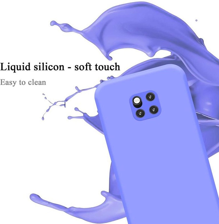 Actual product image Cadorabo TPU Liquid Silicone Case Cover (Mate 20 Pro)