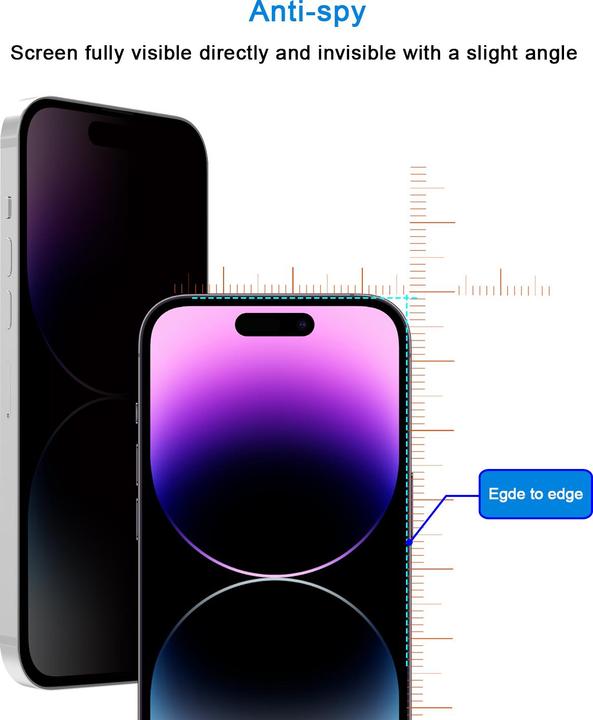 Image du produit 4smarts Second Glass Privacy, Service Kit + Anti Dust (10 pcs, Apple iPhone 13, Apple iPhone 13 Pro, Apple iPhone 14, Apple iPhone 16e)